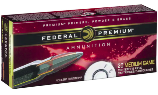Federal Premium Ammunition 270 Winchester 150 Grain Nosler Partition Box of 20